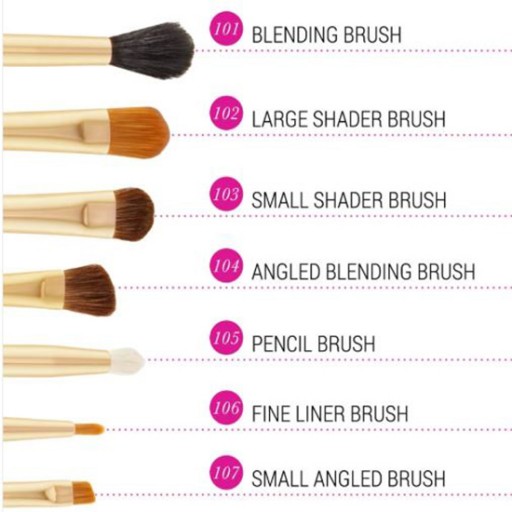 BH Cosmetics Smokey Eye Essential Brush Set (7 Pieces )
