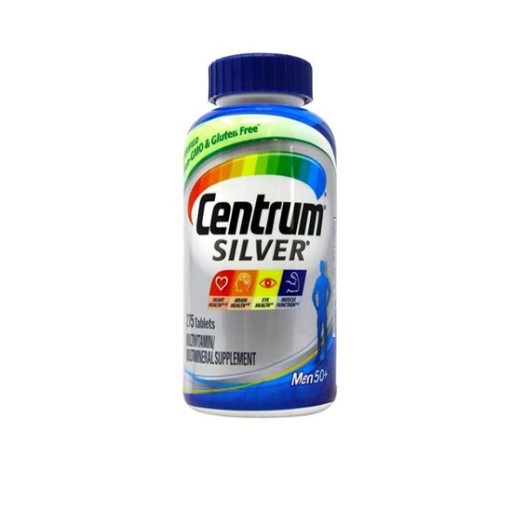 Centrum Silver Multivitamin/Multimineral Supplement 275 Tablets Men 50+