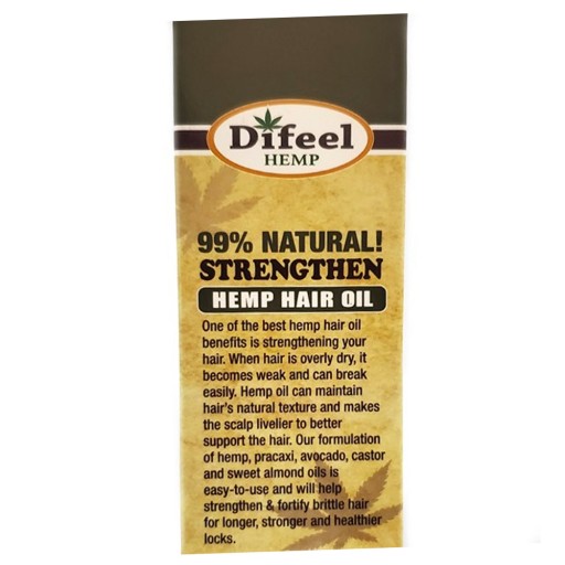 Difeel 99% Natural Strengthen (Hemp Hair Oil)