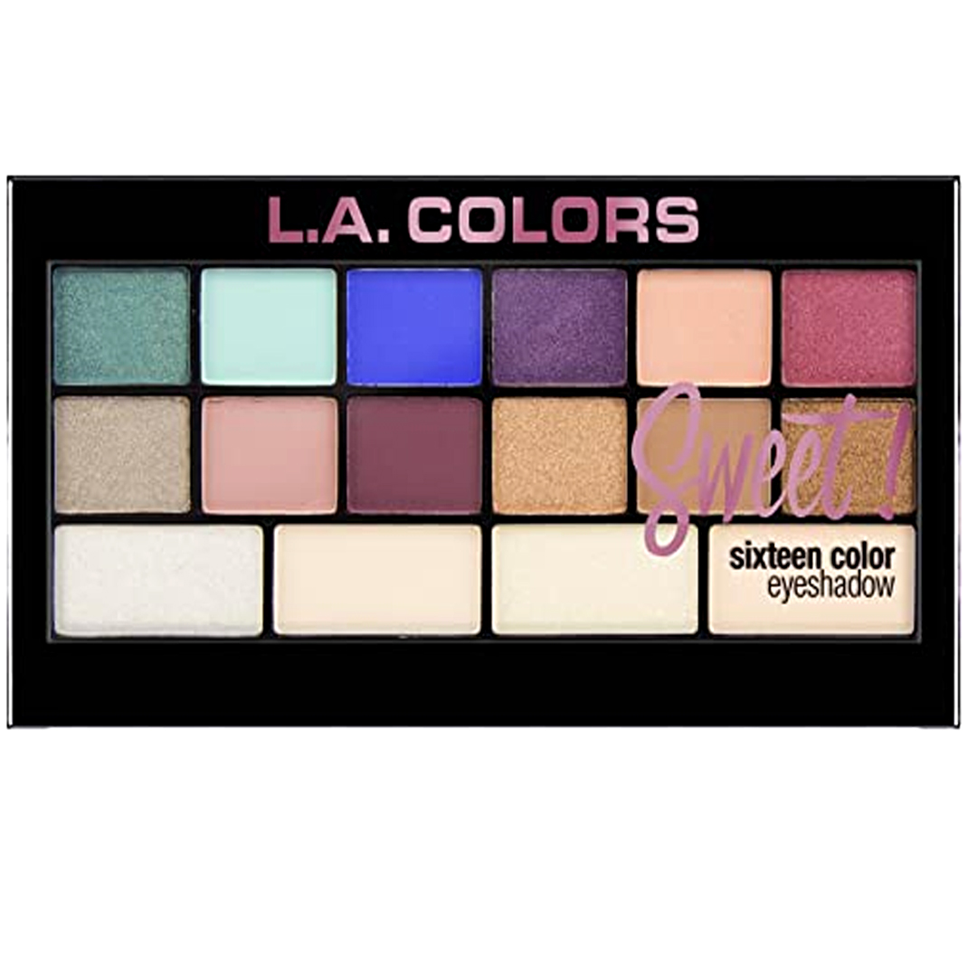 LA Colors Sweet 16 Color Eyeshadow (C30466 Playful)